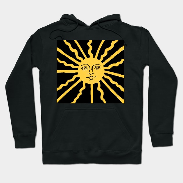 The Sun Tarot Card Hoodie by dwilland